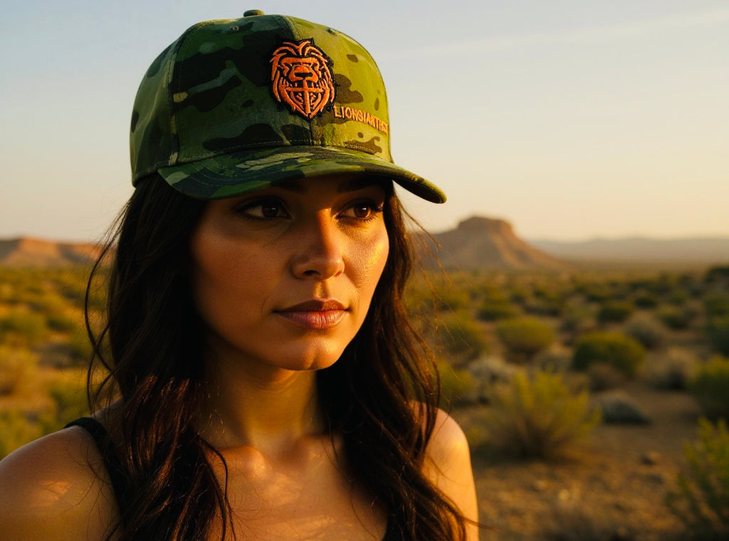 LIONSNARTHEX Camouflage Snapback Hat – New York Edition