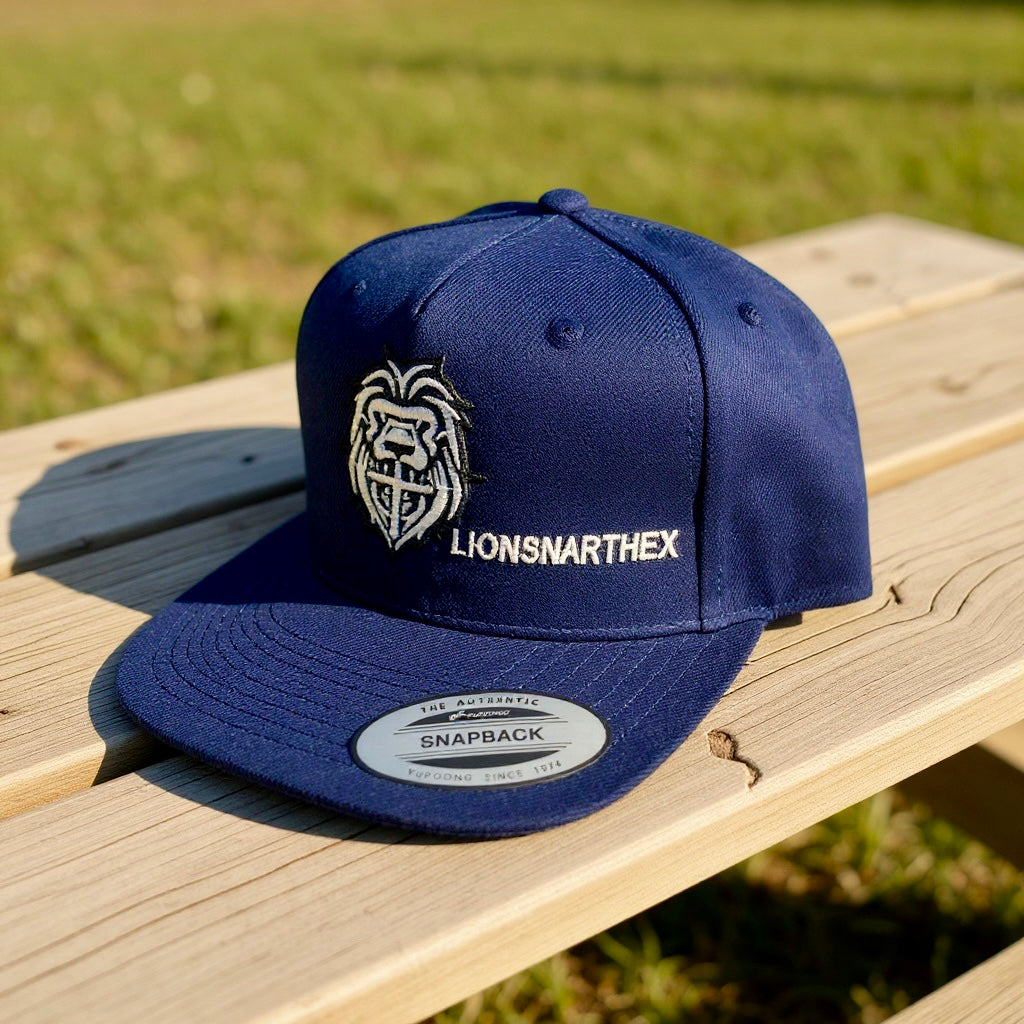 LionsNarthex Black Snapback – Strength in Simplicity